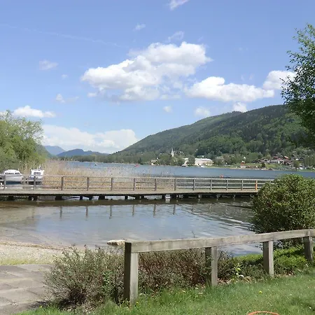 Apartmán Kaspar Haus Kmb Seeblick Am Ossiacher See, Hallenbad, Skiarena Gerlitzen Bodensdorf
